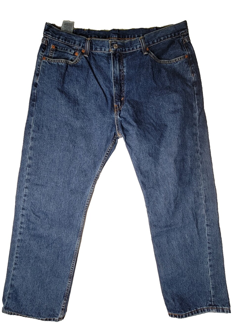 Levis 505 Mens Jeans Blue Denim Straight Leg Size 42x29 Workwear Grunge Skater